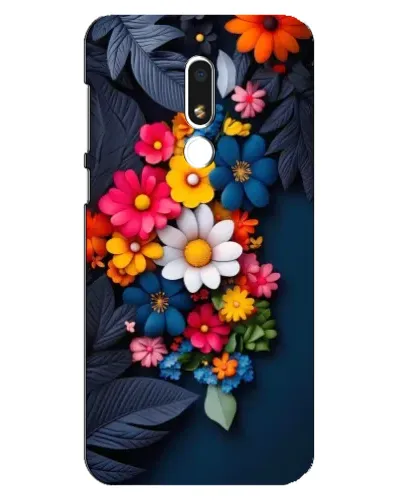 Чехол для Meizu M8 Lite с картинкой «Цветочная феерия»