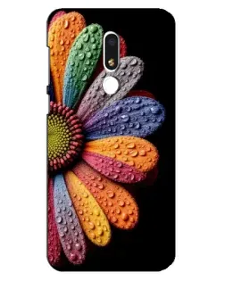 Чехол для Meizu M8 Lite с картинкой «Радужный цветок»