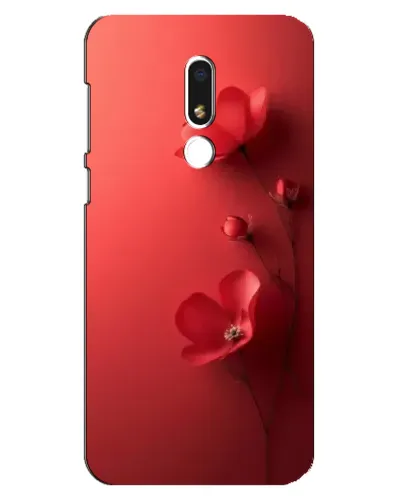 Чехол для Meizu M8 Lite с картинкой «Маковые соцветия»