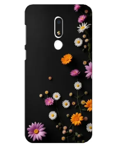 Чехол для Meizu M8 Lite с картинкой «Цветочная композиция»