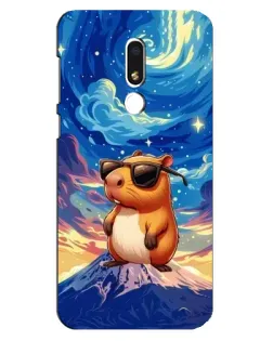 Чохол для Meizu M8 Lite з картинкою «Капібара Ван Гога»