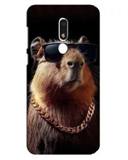 Чохол для Meizu M8 Lite з картинкою «Капібара золотий ланцюг»