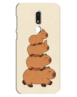 Чохол для Meizu M8 Lite з картинкою «Вежа з капібар»