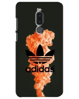 Чехол для Meizu Note 8 с картинкой «Оранжевый дым Adidas» Чехол для Meizu Note 8 с картинкой «Оранжевый дым Adidas»
