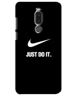 Чохол для Meizu Note 8 з картинкою «Класичний принт Nike»
