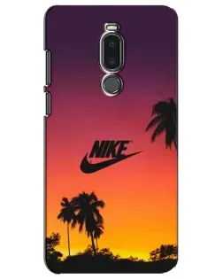 Чохол для Meizu Note 8 з картинкою «Nike на заході сонця»