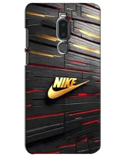Чохол для Meizu Note 8 з картинкою «Золотий Nike на металі»