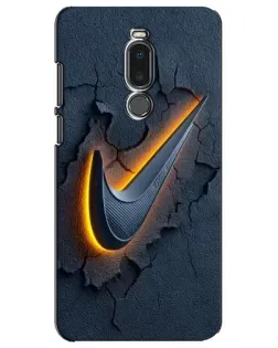 Чохол для Meizu Note 8 з картинкою «Об'ємний логотип Найк»
