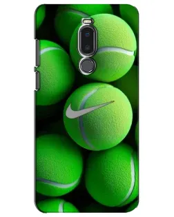 Чохол для Meizu Note 8 з картинкою «Тенісні м'ячі Найк»