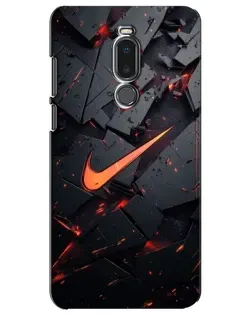 Чохол для Meizu Note 8 з картинкою «Nike — ефект розломів»