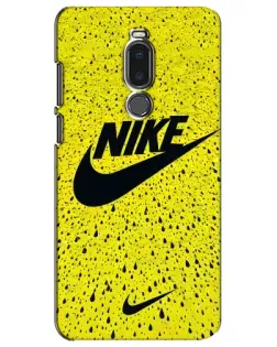 Чохол для Meizu Note 8 з картинкою «Жовтий текстурний Nike»