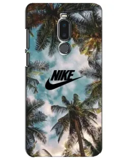 Чохол для Meizu Note 8 з картинкою «Тропічний принт Nike»