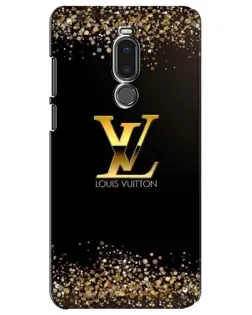 Чохол для Meizu Note 8 з картинкою «LV — золоті іскри»