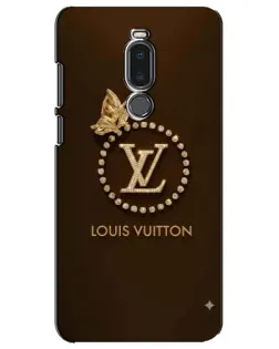 Чохол для Meizu Note 8 з картинкою «LV — золота печатка»