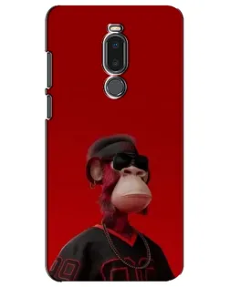 Чохол для Meizu Note 8 з картинкою «Bored Ape в червоному»