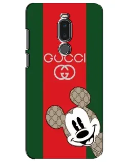 Чохол для Meizu Note 8 з картинкою «Gucci — смуги та Міккі»
