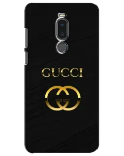 Чохол для Meizu Note 8 з картинкою «Золотий логотип Gucci»