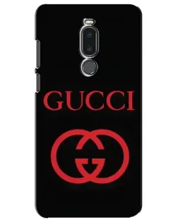 Чохол для Meizu Note 8 з картинкою «Gucci — червоний логотип»