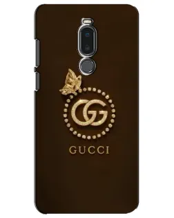 Чохол для Meizu Note 8 з картинкою «Gucci — золотий метелик»