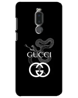 Чохол для Meizu Note 8 з картинкою «Gucci — срібна змія»
