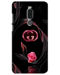 Чохол для Meizu Note 8 з картинкою «Gucci — неонова троянда»