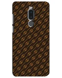 Чохол для Meizu Note 8 з картинкою «Gucci — золоті діагоналі»
