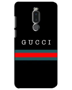 Чохол для Meizu Note 8 з картинкою «Gucci — червоний пояс»