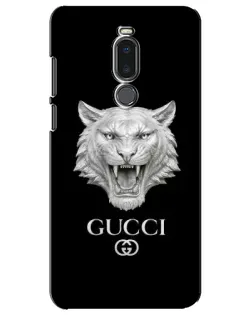 Чохол для Meizu Note 8 з картинкою «Gucci — срібний лев»
