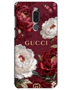 Чохол для Meizu Note 8 з картинкою «Gucci — бордові троянди»