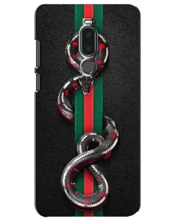 Чохол для Meizu Note 8 з картинкою «Gucci — змія на смузі»