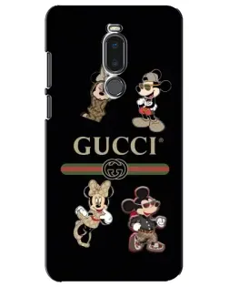 Чохол для Meizu Note 8 з картинкою «Gucci — герої Disney та монограма»