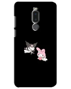 Чехол для Meizu Note 8 с картинкой «My Melody и Kuromi» Чехол для Meizu Note 8 с картинкой «My Melody и Kuromi»