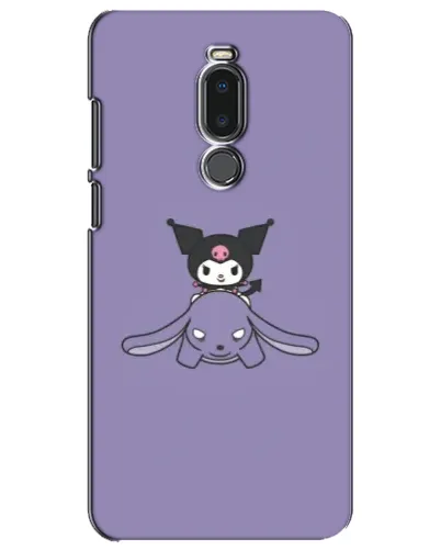 Чехол для Meizu Note 8 с картинкой «Kuromi на лиловом фоне»