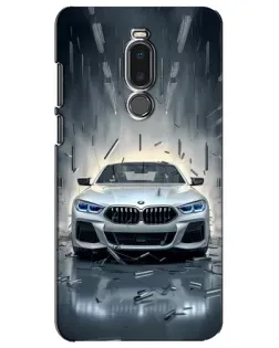 Чехол для Meizu Note 8 с картинкой «BMW в свете фар» Чехол для Meizu Note 8 с картинкой «BMW в свете фар»