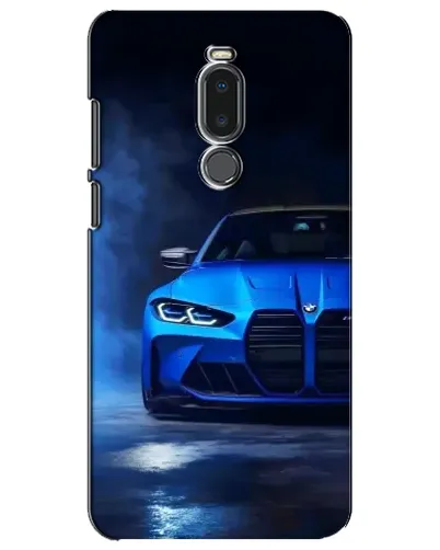 Чехол для Meizu Note 8 с картинкой «Голубая BMW M4»
