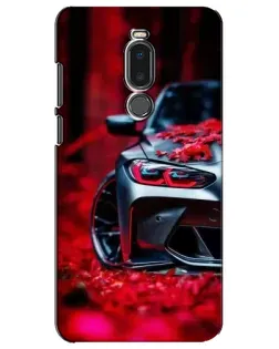 Чехол для Meizu Note 8 с картинкой «Спортивная BMW и цветы» Чехол для Meizu Note 8 с картинкой «Спортивная BMW и цветы»
