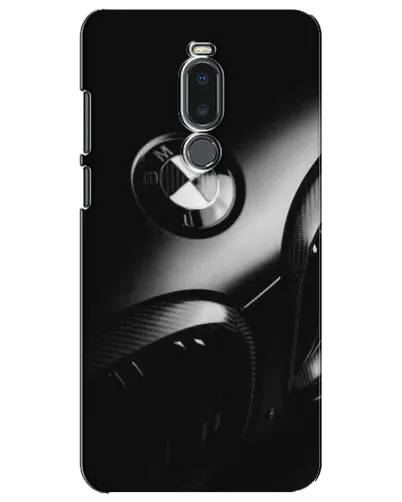 Чехол для Meizu Note 8 с картинкой «Эмблема BMW — макро»