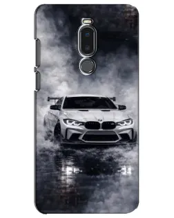 Чехол для Meizu Note 8 с картинкой «BMW сквозь туман» Чехол для Meizu Note 8 с картинкой «BMW сквозь туман»