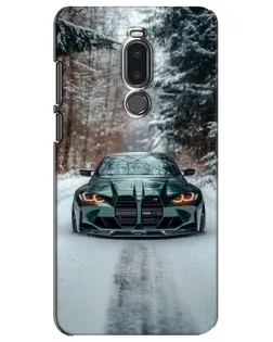 Чехол для Meizu Note 8 с картинкой «BMW в зимнем лесу» Чехол для Meizu Note 8 с картинкой «BMW в зимнем лесу»