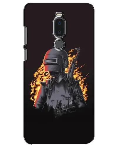 Чехол для Meizu Note 8 с картинкой «PUBG — огненный силуэт» Чехол для Meizu Note 8 с картинкой «PUBG — огненный силуэт»