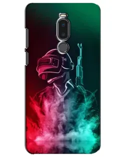 Чехол для Meizu Note 8 с картинкой «PUBG — огненный воин» Чехол для Meizu Note 8 с картинкой «PUBG — огненный воин»