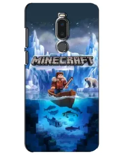 Чохол для Meizu Note 8 з картинкою «Minecraft льодянийсвіт»