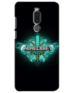 Чохол для Meizu Note 8 з картинкою «Minecraft Diamond лого»
