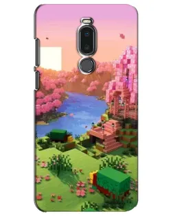 Чохол для Meizu Note 8 з картинкою «Рожеве дерево Minecraft»