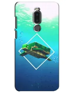 Чохол для Meizu Note 8 з картинкою «Черепаха Minecraft»