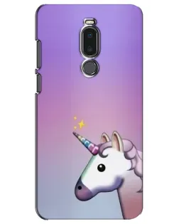 Чехол для Meizu Note 8 с картинкой «Единорог градиент»