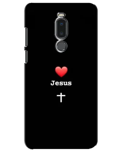 Чехол для Meizu Note 8 с картинкой «Сердце - Jesus» Чехол для Meizu Note 8 с картинкой «Сердце - Jesus»