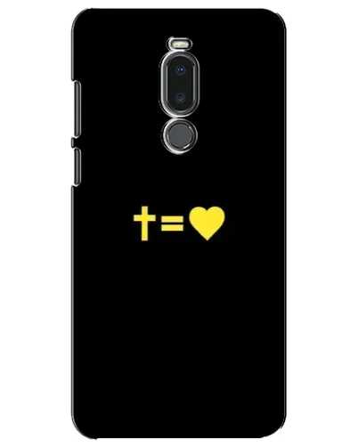 Чехол для Meizu Note 8 с картинкой «Сердце и Крест» Чехол для Meizu Note 8 с картинкой «Сердце и Крест»