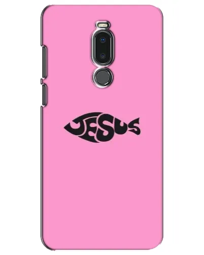 Чехол для Meizu Note 8 с картинкой «Розовый символ Jesus» Чехол для Meizu Note 8 с картинкой «Розовый символ Jesus»