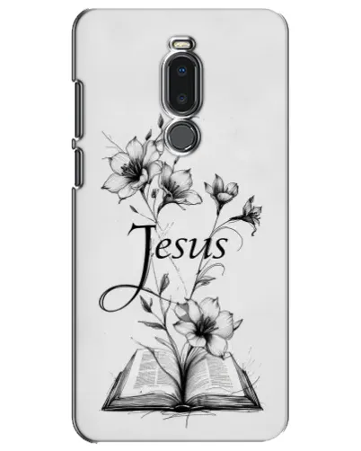 Чехол для Meizu Note 8 с картинкой «Цветы и Библия» Чехол для Meizu Note 8 с картинкой «Цветы и Библия»